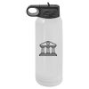 30 Oz White Water Bottle Thumbnail