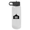 30 Oz White Water Bottle Thumbnail