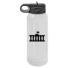 30 Oz White Water Bottle Thumbnail