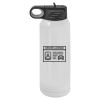30 Oz White Water Bottle Thumbnail
