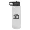 30 Oz White Water Bottle Thumbnail