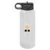 30 Oz White Water Bottle Thumbnail
