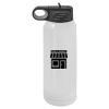 30 Oz White Water Bottle Thumbnail