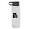 30 Oz White Water Bottle Thumbnail
