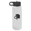 30 Oz White Water Bottle Thumbnail