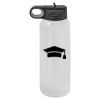 30 Oz White Water Bottle Thumbnail