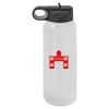 30 Oz White Water Bottle Thumbnail
