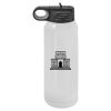 30 Oz White Water Bottle Thumbnail