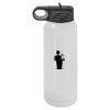 30 Oz White Water Bottle Thumbnail