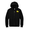 Unisex 10 Ounce Heavyweight Full Zip Hooded Sweatshirt-cbs Thumbnail